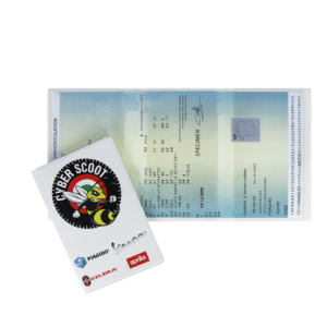 Porte carte grise 3 volets - Impression Numérique