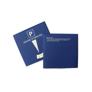 Disque Européen de stationnement PVC