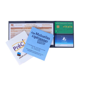 Porte carte sécurité sociale 2 cartes Vitale