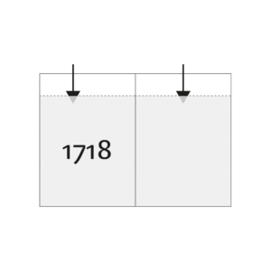 Pochette 2 volets 1 sens d'ouverture